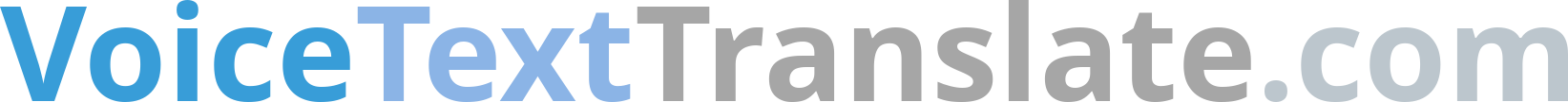 VoiceTextTranslate