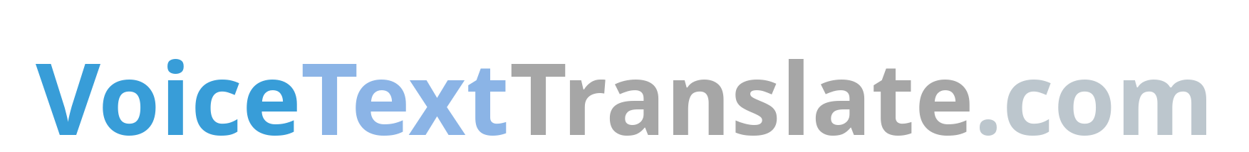 VoiceTextTranslate